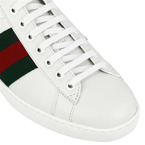 zapatillas blancas gucci para hombre|zapato deportivo Gucci.